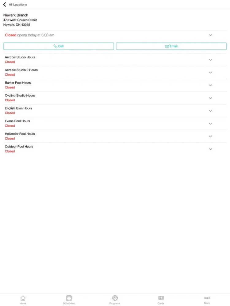 Licking County Family YMCA iPad  স্ক্রিনশট