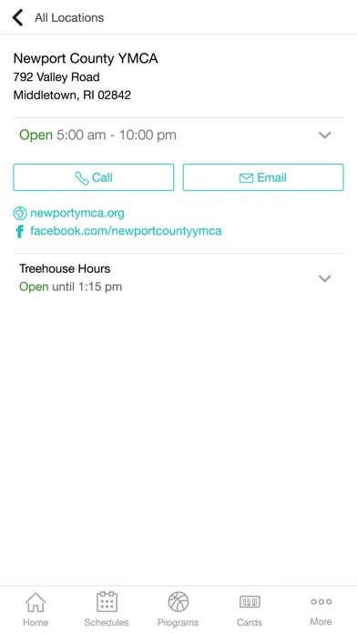 Newport County YMCA 스크린샷