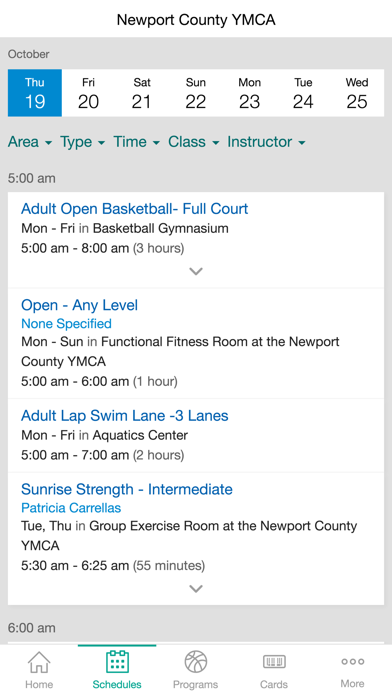 Newport County YMCA应用截图