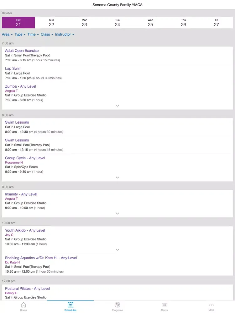 تصاویر Sonoma County Family YMCA iPad 