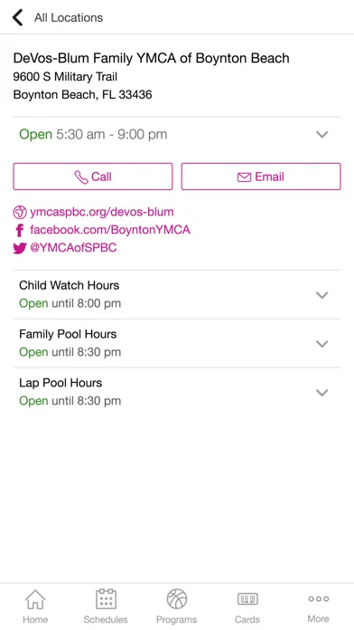 YMCA of South Palm Beach Screenshots