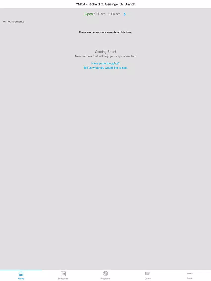 YMCA Treasure Coast iPad  Screenshots