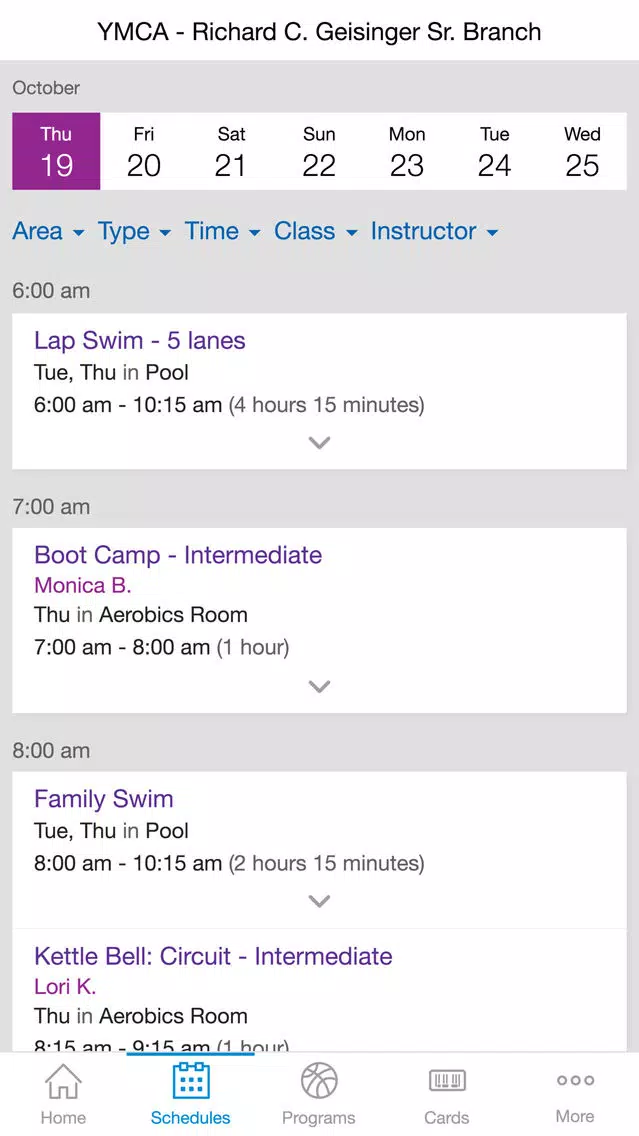 YMCA Treasure Coast Screenshots