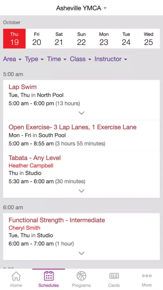 YMCA of Western North Carolina 스크린샷