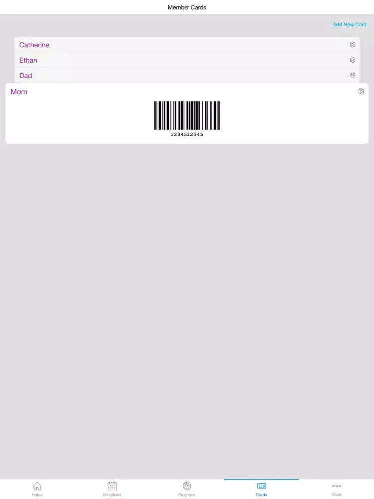 Tangkapan layar YMCA of Western Monmouth iPad 