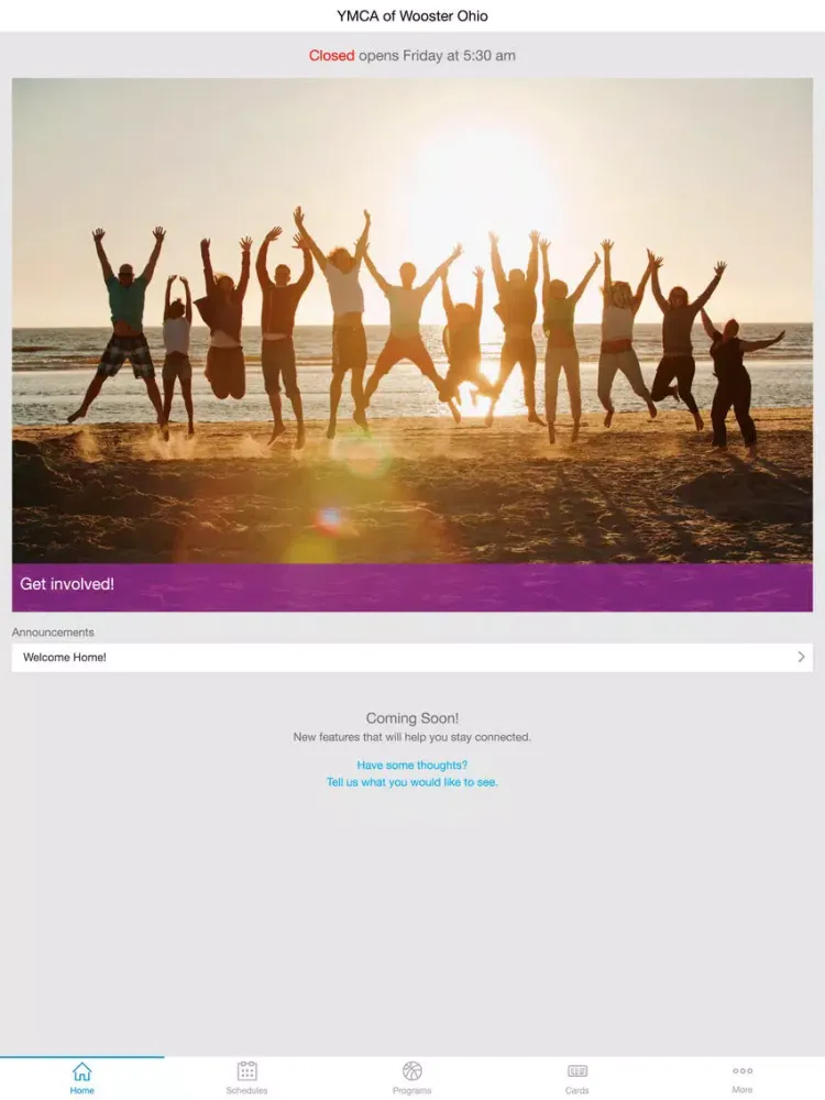 Zrzuty ekranu YMCA of Wooster iPad 