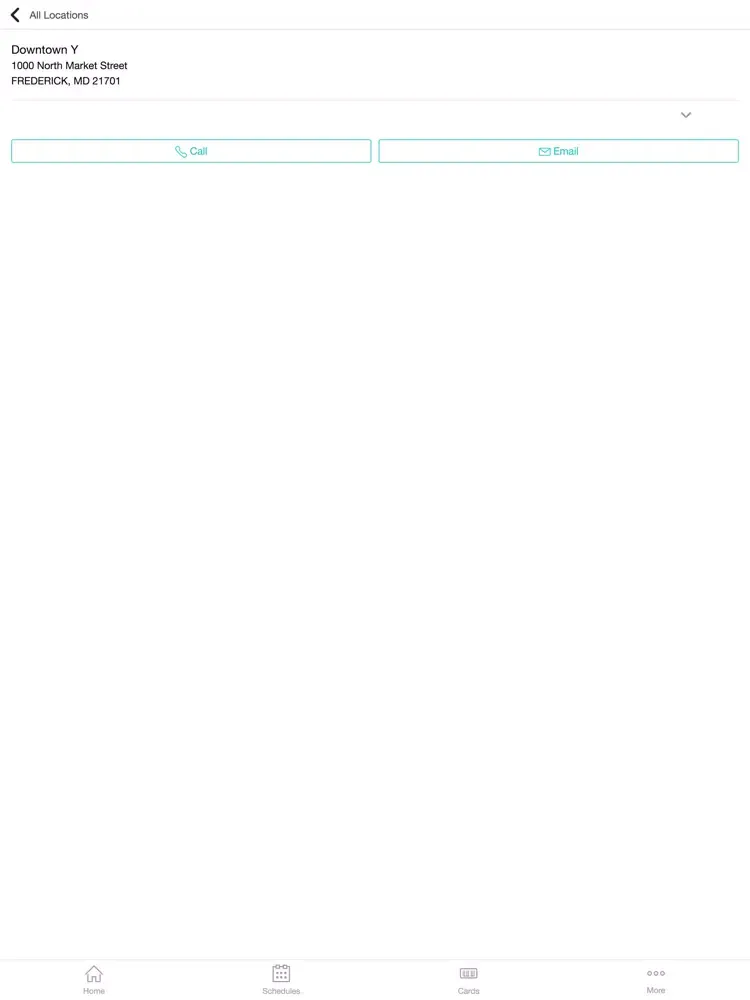Frederick County Family YMCA iPad  स्क्रीनशॉट