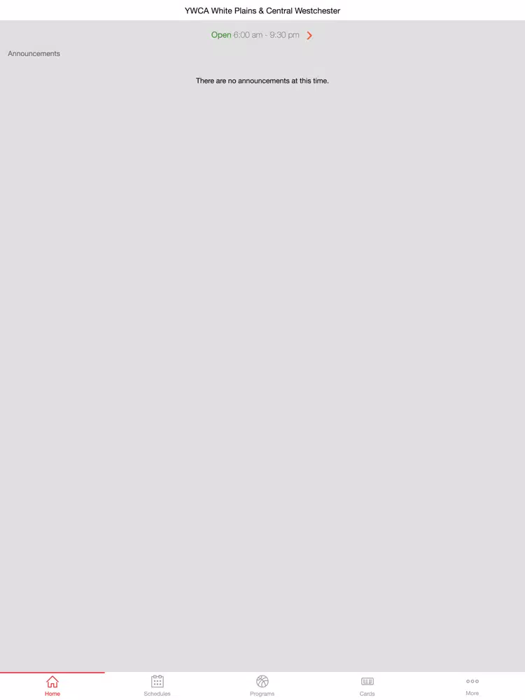YWCA White Plains iPad 應用截圖