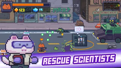 Cat Fire - Pixel Shooter应用截图