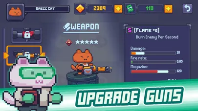 Cat Fire - Pixel Shooter应用截图
