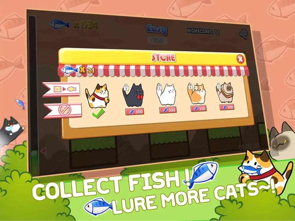 Tangkapan skrin Meow Jump! iPad 