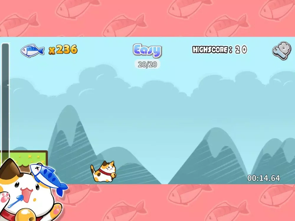 Tangkapan skrin Meow Jump! iPad 