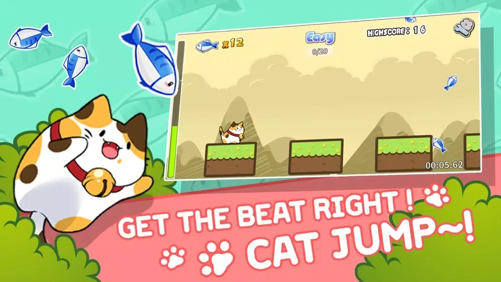 Tangkapan skrin Meow Jump!