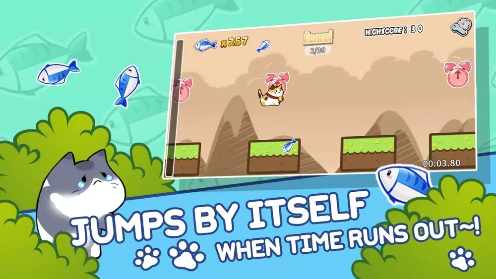 Tangkapan skrin Meow Jump!