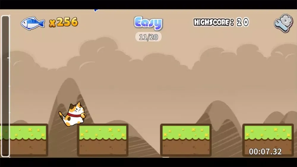 Tangkapan skrin Meow Jump!