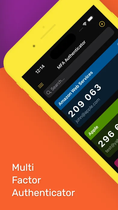 MFA Authenticator & 2FA Screenshots