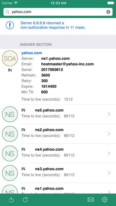 NSLookup Screenshots