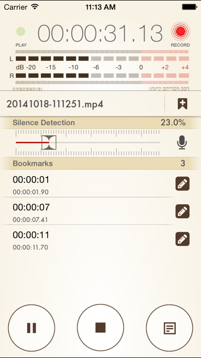 Voice Record Pro 7 スクリーンショット