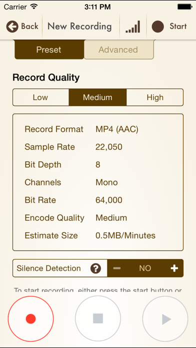 Voice Record Pro 7 スクリーンショット