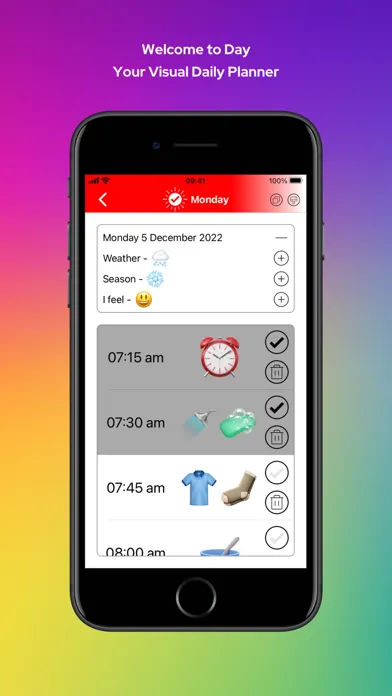 Capturas de tela do Day - Visual Daily Planner