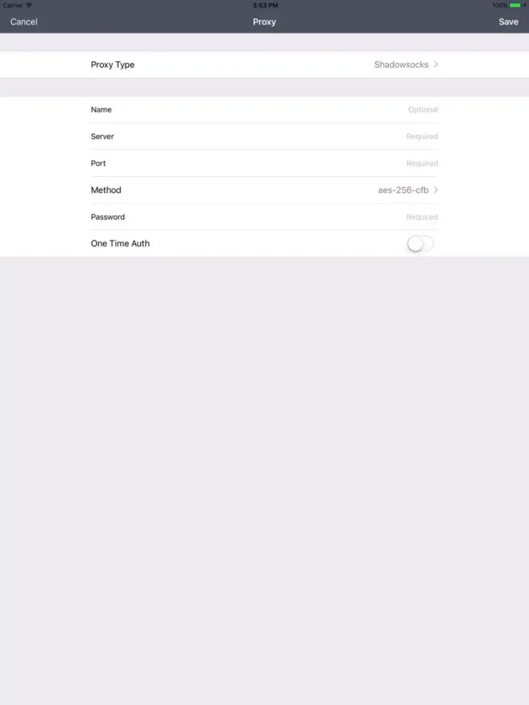 ภาพหน้าจอของ Alice - Network Proxy Utility iPad 