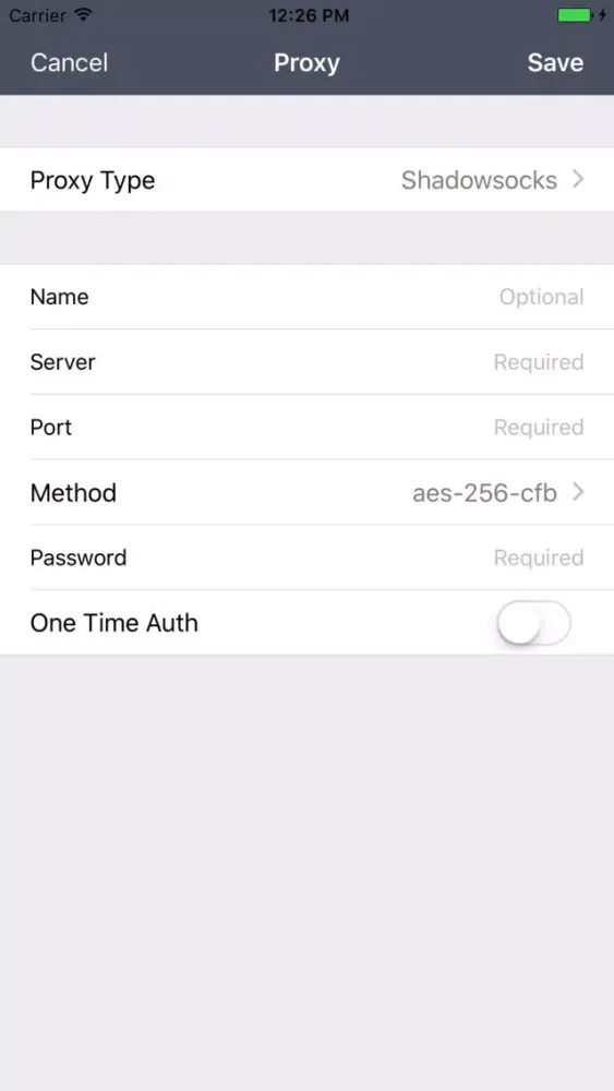 ภาพหน้าจอของ Alice - Network Proxy Utility