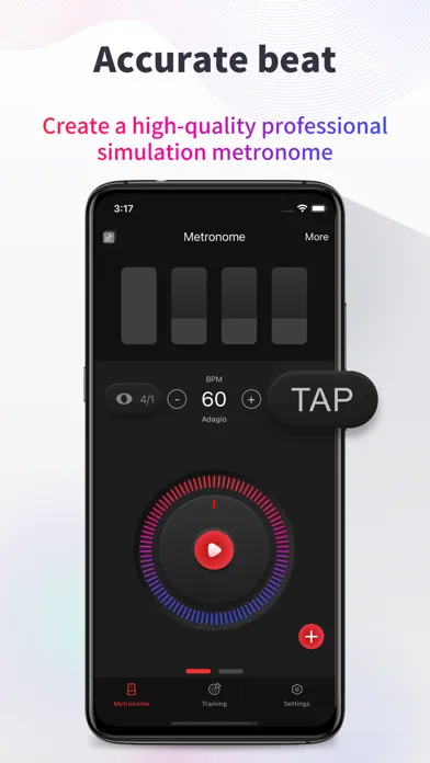 Metronome-music beat rhythm سکرین شاٹس