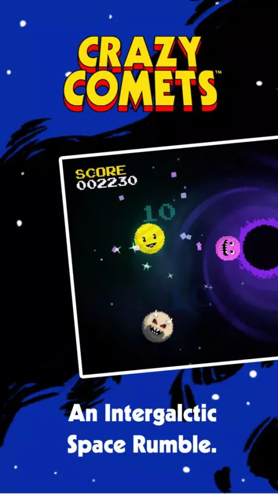 Capturas de tela do Crazy Comets