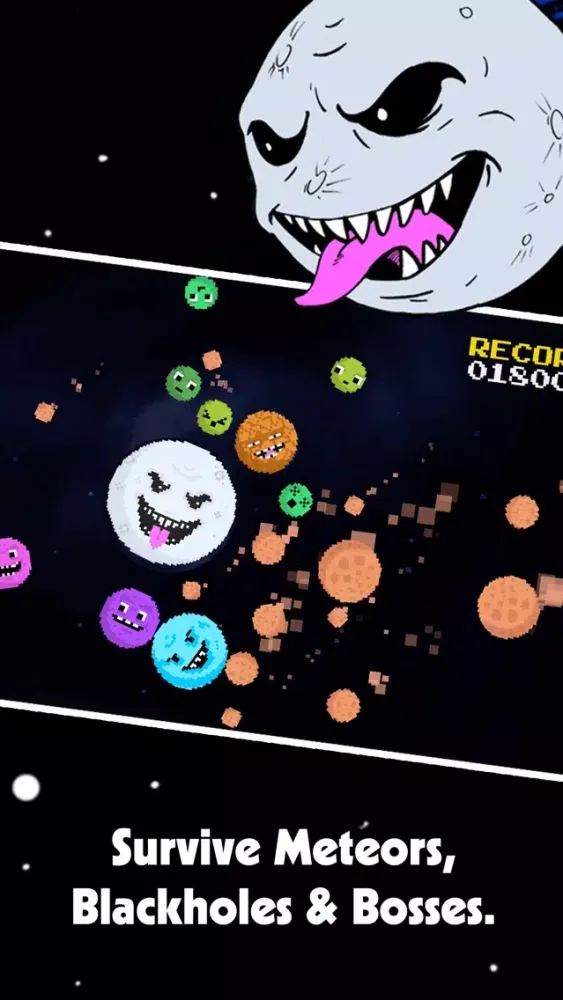 Capturas de tela do Crazy Comets