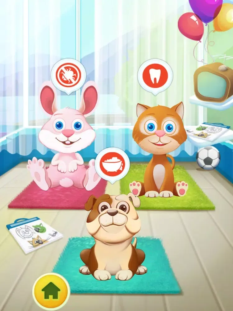 Tangkapan skrin pet Animal Daycare Vet iPad 