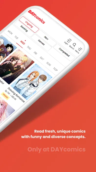DAYcomics應用截圖