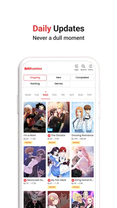DAYcomics應用截圖
