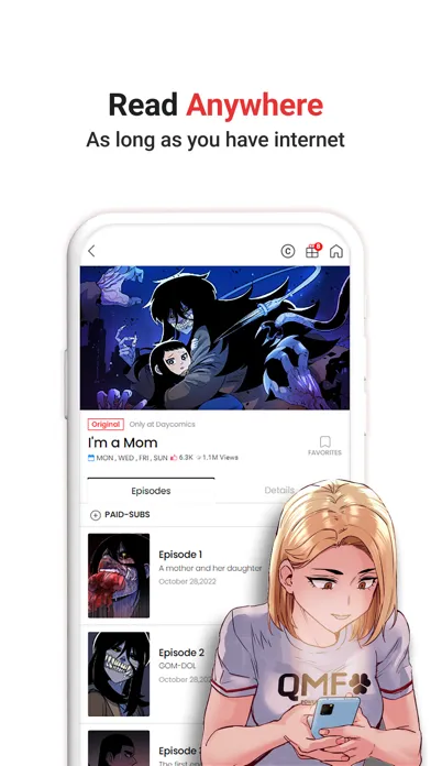 DAYcomics應用截圖