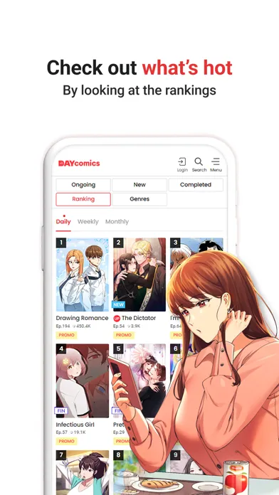 DAYcomics應用截圖
