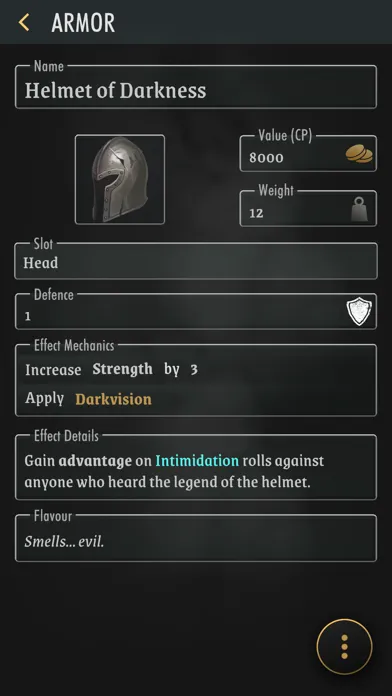 Rollplay - Character Sheet スクリーンショット