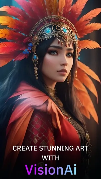 Capturas de pantalla de VisionAi : AI Art Generator