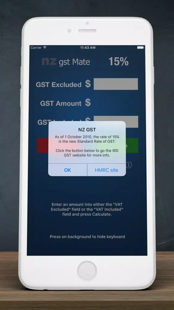 NZ GST Mate - New Zealand GST Calculator Screenshots