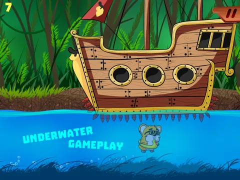 Floaty Hamster: Hard Endless Platformer Game FREE iPad  스크린샷