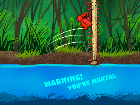 Tangkapan skrin Floaty Hamster: Hard Endless Platformer Game FREE iPad 
