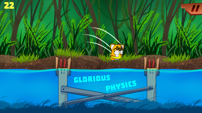 Tangkapan skrin Floaty Hamster: Hard Endless Platformer Game FREE