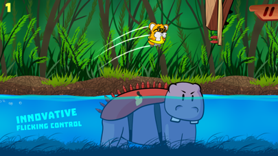Tangkapan skrin Floaty Hamster: Hard Endless Platformer Game FREE