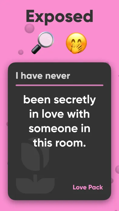 Tangkapan skrin I Have Never: Dirty Adult