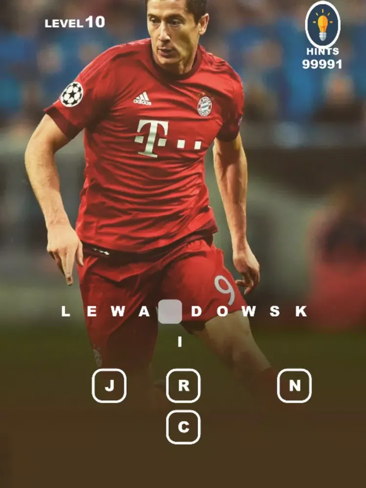Guess Football Players - trivia game for Bundesliga fans iPad  스크린샷