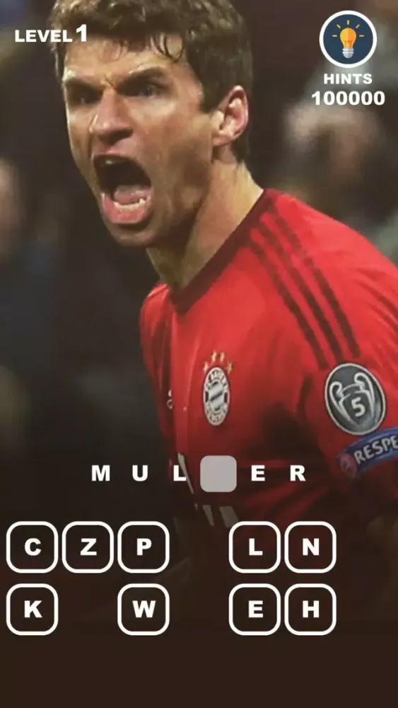Guess Football Players - trivia game for Bundesliga fans 스크린샷