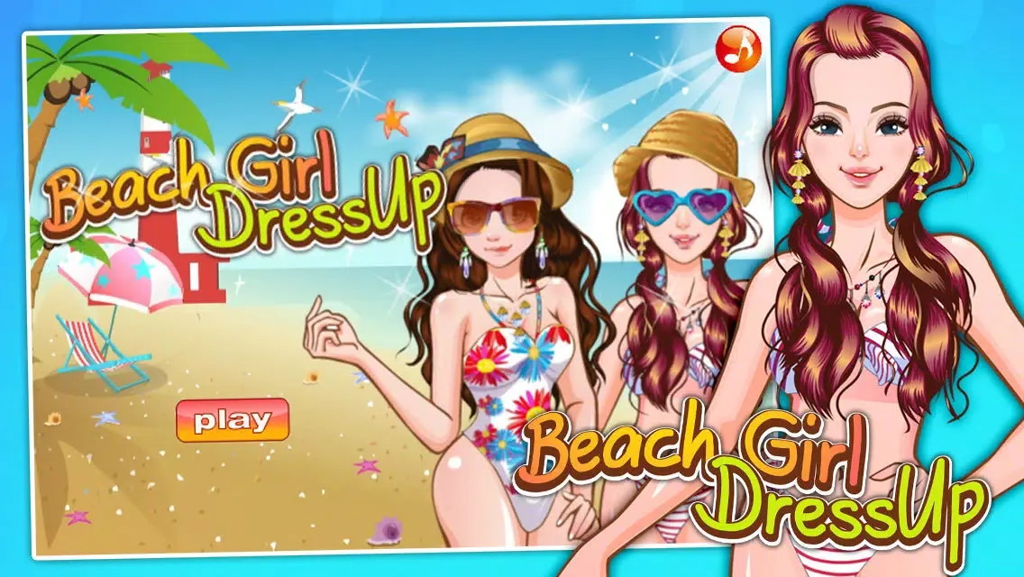 Beach Girl DressUp ^-^ Screenshots