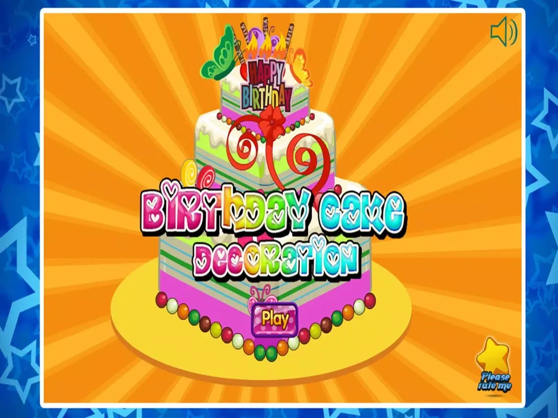 Capturas de tela do Birthday cake decoration iPad 