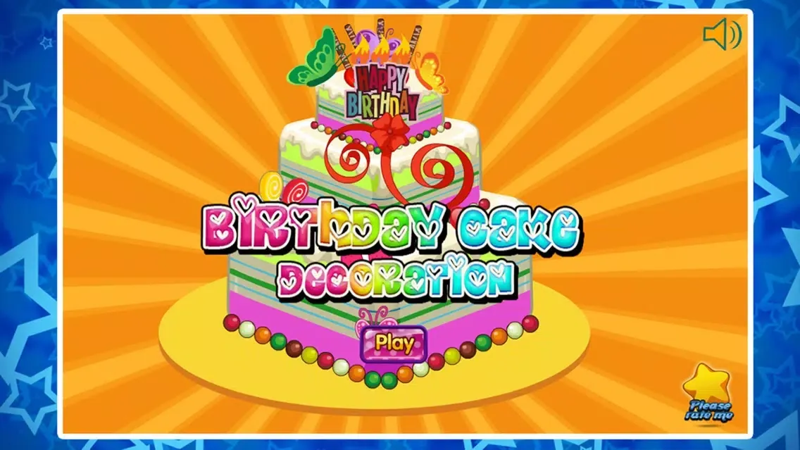 Capturas de tela do Birthday cake decoration