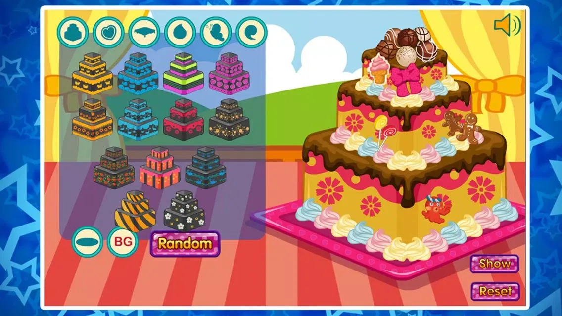 Capturas de tela do Birthday cake decoration