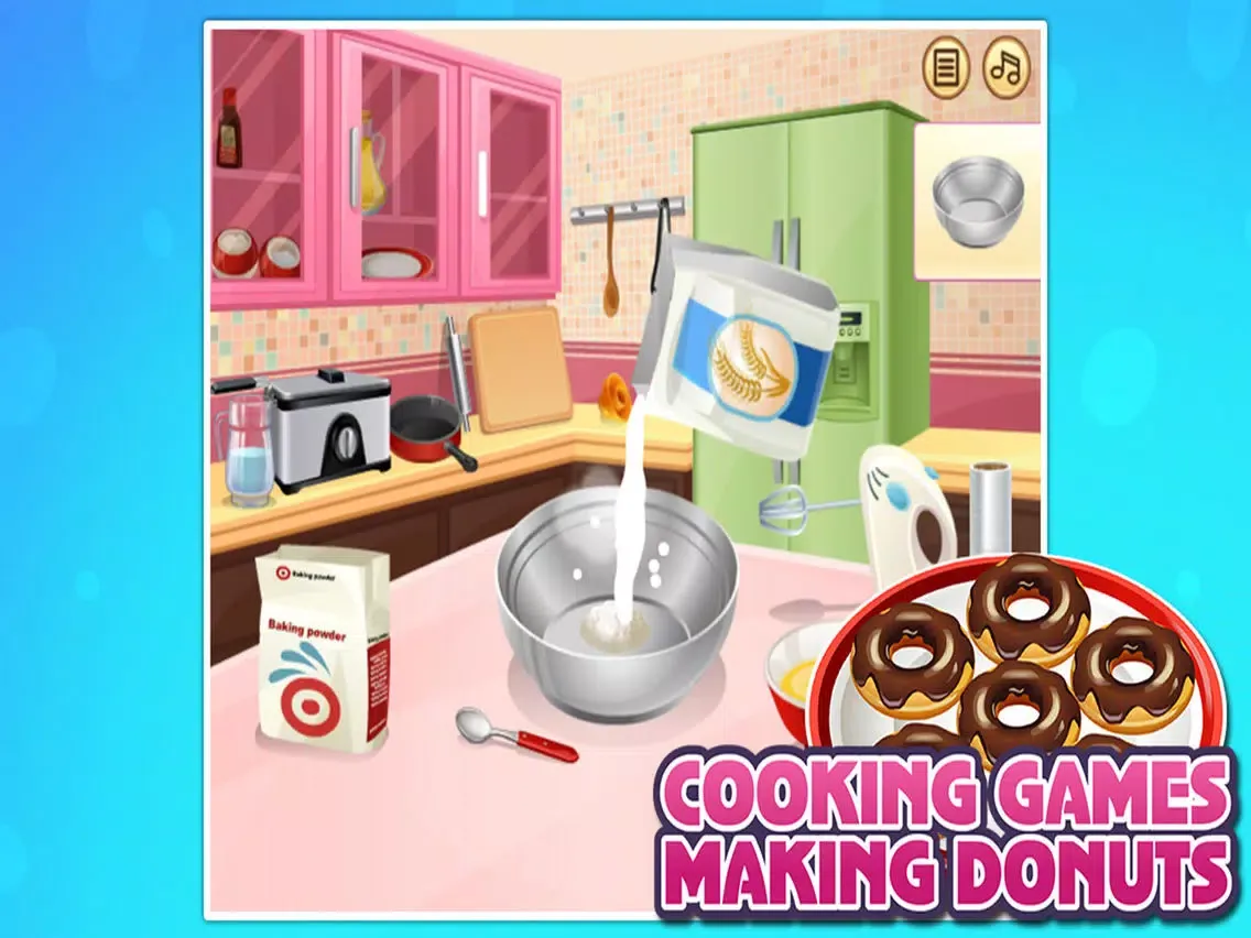 Cooking Games：Making Donuts iPad  Ekran Görüntüleri