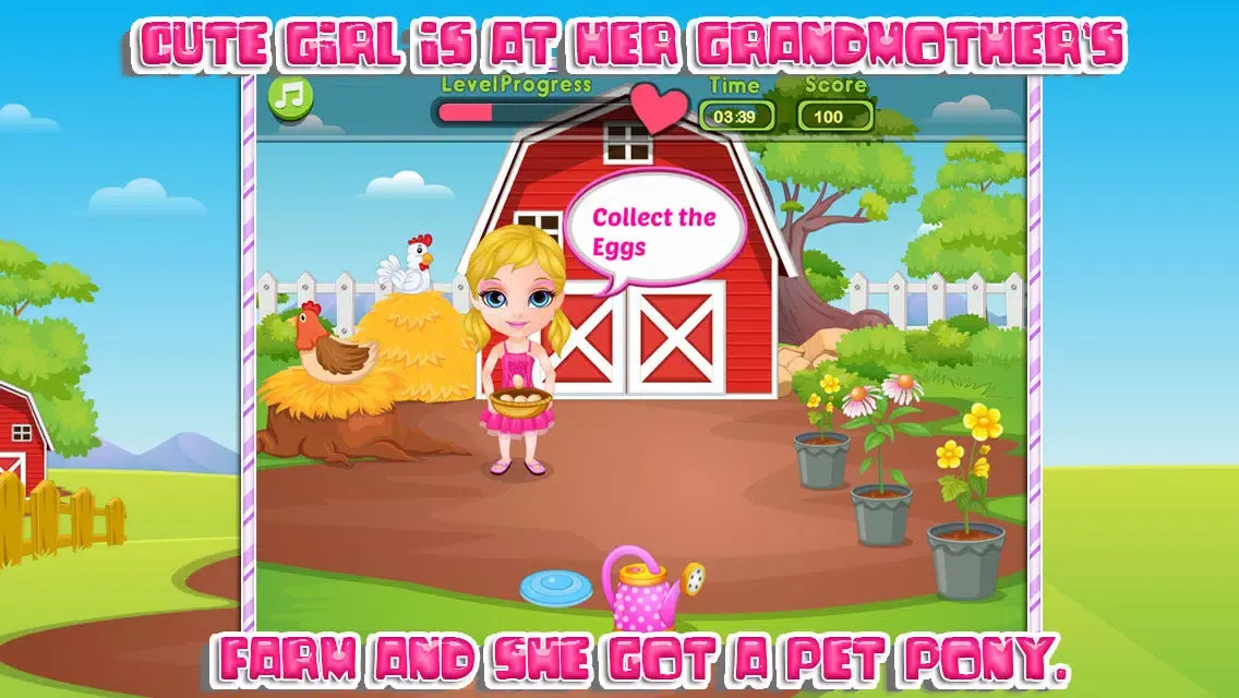 تصاویر Cute baby and her pony